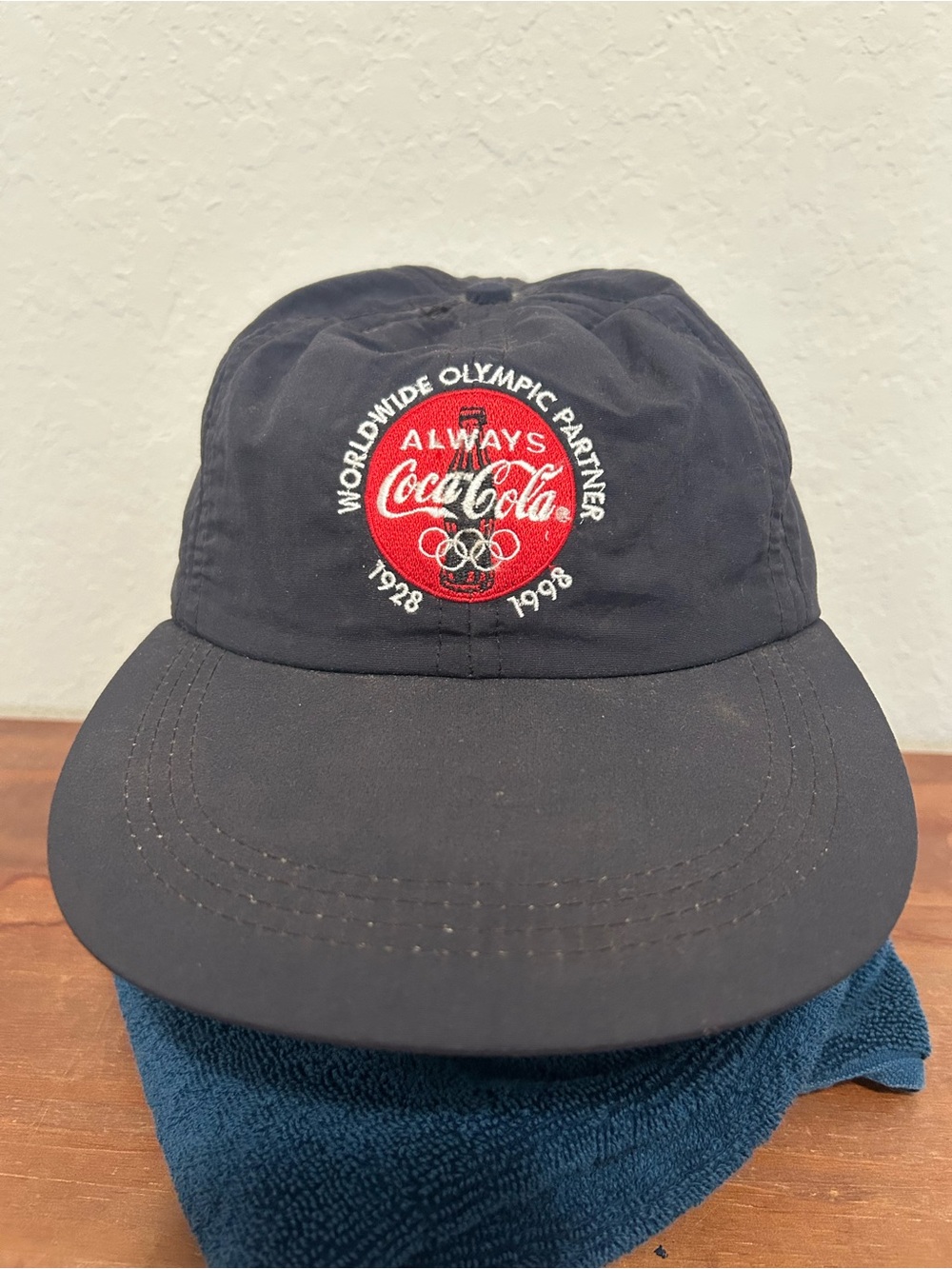1998 Olympic Winter Games Coca-Cola World Wide Olympic Partner Snapback Cap